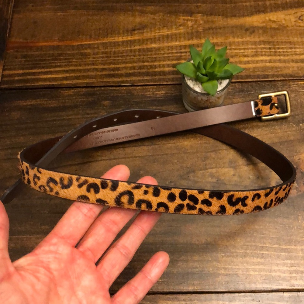 Leopard Hair Belt